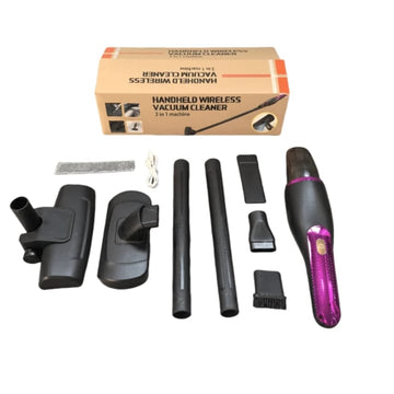 Handheld vacuum cleaner (black + purple)