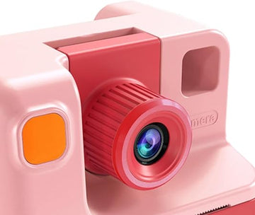 Dickly Kids Camera Instant Print Practical Birthday Gifts Small Multifunction Stable Camera for Ages 3+ Kids, Pink